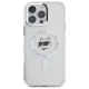 Apple iPhone 16 Pro 6.3\'\' Karl Lagerfeld IML Metal Choupette Head MagSafe Cover Case, White
