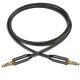 Wozinsky Mini Jack AUX Audio Cable 3.5mm, 3m, Black | Audio Vads Kabelis