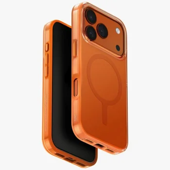 Uniq Clario Magclick Charging Case for iPhone 17 Pro, Orange