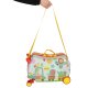 Kids Travel Luggage Carry Bag Ride On Suitcase Trolley, Zoo