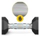 4Fizjo HEX Hexagonal Dumbbell 5 kg, Black