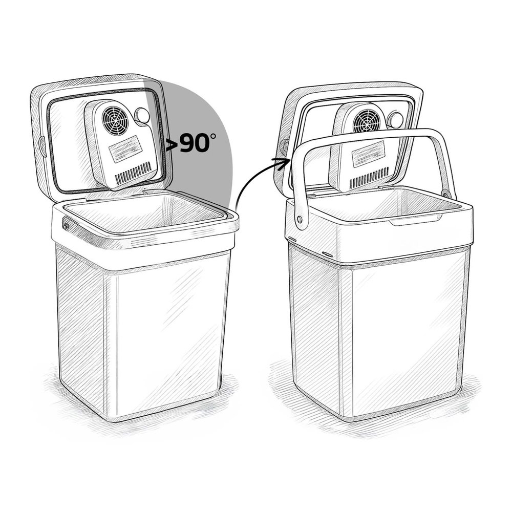 Portable Fridge, Refrigerator, Freezer Berdsen Icemax, 26L (3)