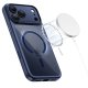 Tech-Protect Magpeak Magsafe CC Phone Case Cover iPhone 17 Pro Max - Clear Navy Blue