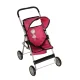 Doll stroller with canopy and basket, Little Princess Rose