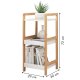Бамбуковая этажерка ModernHome RH1908-10 с 3 полками