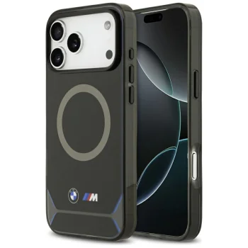 BMW M IML Metal Buttons & Logo MagSafe Phone Case Cover iPhone 17 Pro Max - Blue