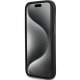 Чехол Karl Lagerfeld для iPhone 15 Silicone Ikonik Metal Pin, черный