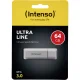 Intenso Ultra Line 64GB USB 3.0 Flash Drive, Silver