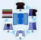 Clothes Folding Board Size L, Blue
