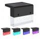 Solar Corner Lights Outdoor Waterproof 6 Pack, Color Changing