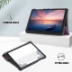 Samsung Galaxy Tab A7 Lite (SM-T220/T225) Tri-fold Stand PU Leather Case Cover, Purple