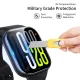 Tech-Protect Glass Fit+ Tempered Glass for Huawei Watch Fit 4 Pro, 2-Pack, Transparent