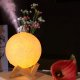 Home Office Humidifier Air Purifier Night LED Lamp, up to 880 ml, Moon