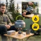 Mountain Goat Camping Kettle 1.4L for Gas Burners and Campfire
