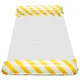 Inflatable Beach Mattress / Water Hammock, Yellow