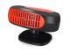 Portable 12V Car Heater and Fan 150W, Windscreen Defroster, Black-Red