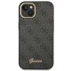 Guess 4G Vintage Gold Logo vāciņš iPhone 14 Plus - Melns