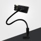 Держатель для телефона на эластичной ноге, Чёрный | Phone Clamp Holder Stand