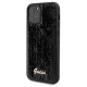 Guess iPhone 12 / 12 Pro Case Sequin Script Metal, Black