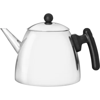 Bredemeijer Duet Classic II Teapot 1.2L 1210Z, Silver / Black