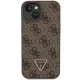 Apple iPhone 15 6.1\" Guess Crossbody 4G Metal Logo Case Cover (GUHCP15SP4TDSCPW), Brown