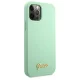 Guess Silicone Vintage Case for Apple iPhone 12 Pro Max, Green