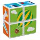 Educational Toy Cube Set Puzzle Magnetic Blocks Transport + 7 cards