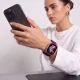 Tech-Protect NylonLoop strap for Apple Watch 44/45/46/49 mm, burgundy