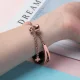 Metal Bracelet for Xiaomi Mi Band 3 / 4 / 5 / 6 - Rose Gold
