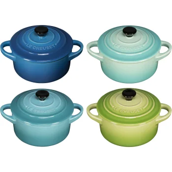 Le Creuset Stoneware Mini Cocottes Set of 4, 0.25 L