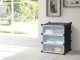 Modular Shoe Cabinet, 5 Tiers, Black