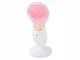 Electric Sonic Facial Cleansing Brush Massager with Stand, Pink