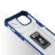 iPhone 12 mini Kickstand Tough Rugged Cover Crystal Ring Case, Blue