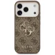 Guess 4G PU Big Classic Logo Case for iPhone 17 Pro, Brown