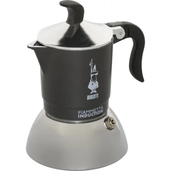 Bialetti Fiammetta Induction Espresso Maker, 2 Cups, Grey