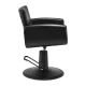 Hairdressing Chair Gabbiano Mataro Black with Black Base