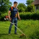Adjustable Double Shoulder Harness for String Trimmers and Brush Cutters, Orange