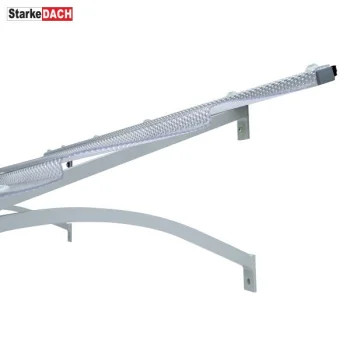 Straight Door Canopy STARKEDACH Diamonds T-150, Transparent, 150 x 95.4 cm