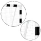 Neo-Sport Football Goal 300 x 160 x 90 cm, Black/White