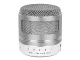 Wireless Portable Mini Bluetooth Speaker MP3 Radio FM USB MicroSD, Silver