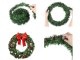 Artificial Pine Christmas Garland 8.2m for Indoor Outdoor Decor, 2 Pack, Green