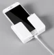 Wall-Mounted Phone Charging Holder, White