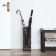 Leobert Modern Umbrella Stand, Black