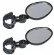 MTB Rearview Bike Mirrors Set of 2, Black