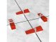 Tile Leveling System, 100 Clips and 100 Wedges, Red