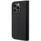 Karl Lagerfeld iPhone 14 Pro Wallet Case Saffiano Karl & Choupette, Black