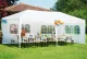 MultiGarden 3x6 m Garden Pavilion Party Tent with 6 Walls, white
