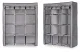 ModernHome Large Fabric Wardrobe with Shelves and Hanging Rods