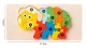 Wooden Sheep Puzzle for Toddlers, Educational Shape Sorter Toy