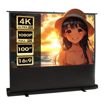 Maclean MC-964 Portable Projection Screen, 100", 16:9